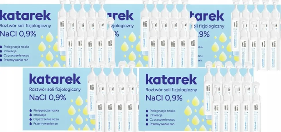 Sól fizjologiczna dla niemowląt 50x5ml Katarek