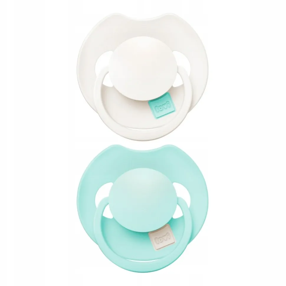 Smoczek dynamiczny Lovi Prime Tutti Frutti 0-6m 2szt Lagoon/Mint Cream