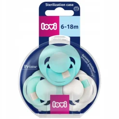Smoczek dynamiczny Lovi Prime Tutti Frutti 6-18m 3szt Aqua Green