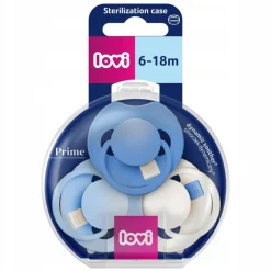 Smoczek dynamiczny Lovi Prime Tutti Frutti 6-18m 3szt Ultramarine