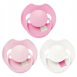 Smoczek dynamiczny Lovi Prime Tutti Frutti 6-18m 3szt Peony Pink