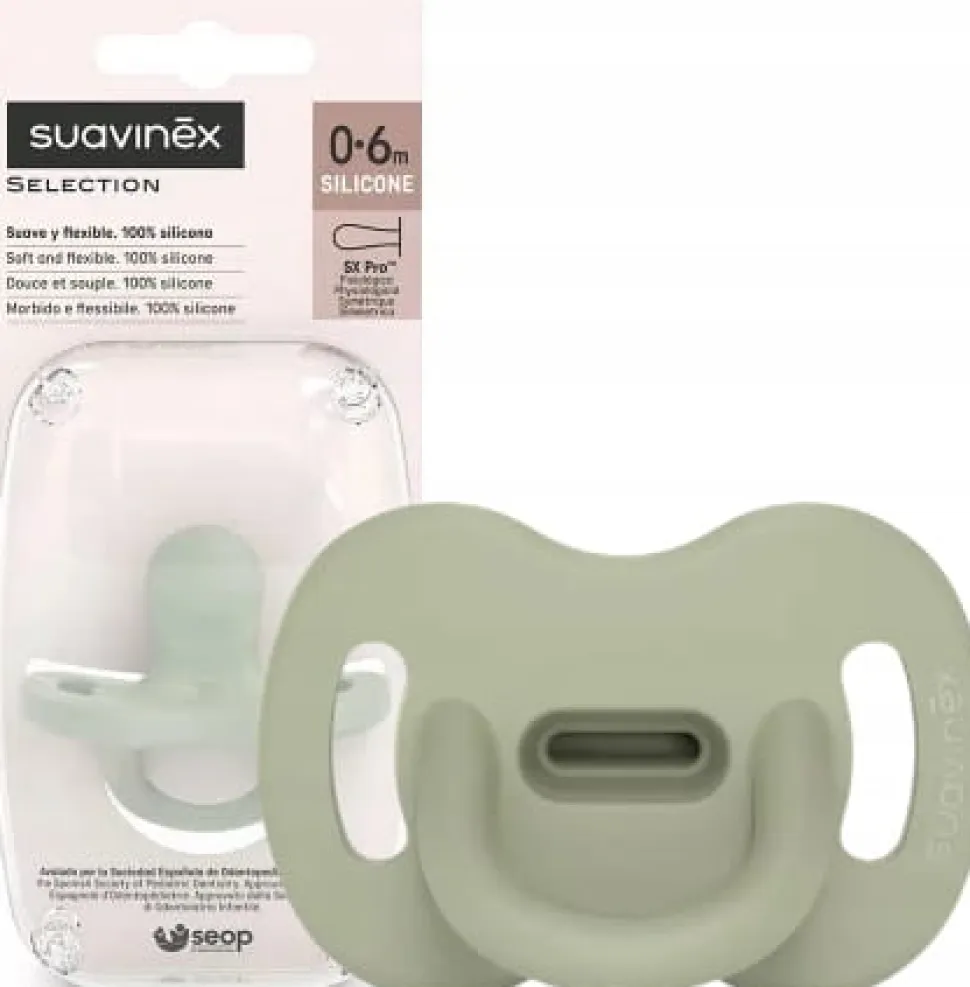 Suavinex smoczek fizjologiczny silikonowy sx pro 0-6m