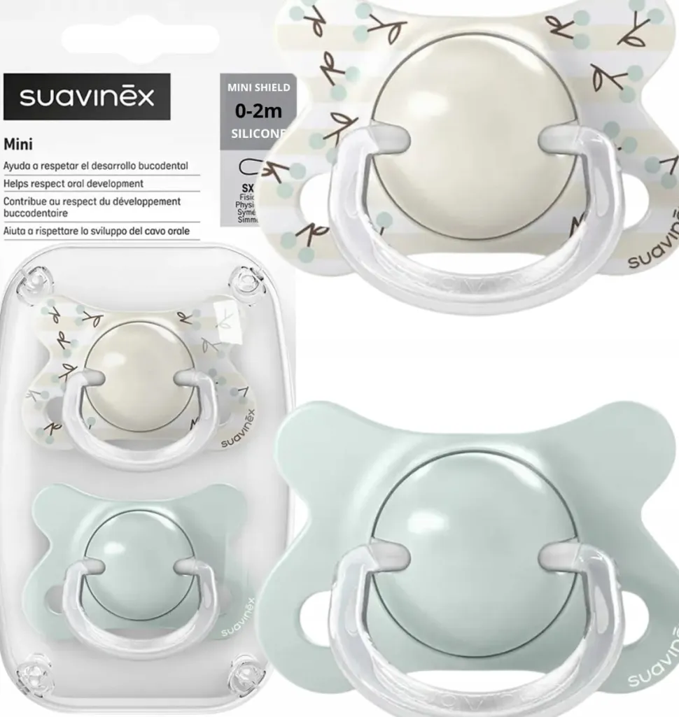 Suavinex smoczek fizjologiczny Sx Pro 0-2m uspokajający 2szt noworodek