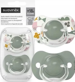 Suavinex smoczek fizjologiczny 18m+ sx pro silikonowy 2szt