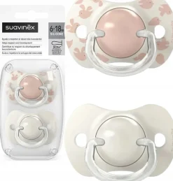 Suavinex smoczek fizjologiczny uspokajający SX Pro 6-18m silikon 2szt
