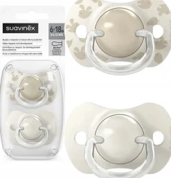 Suavinex smoczek fizjologiczny uspokajający SX Pro 6-18m silikon 2szt
