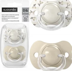 Suavinex smoczek fizjologiczny uspokajający SX Pro 0-6m silikon 2szt