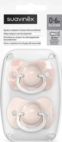 Suavinex smoczek fizjologiczny 0-6m sx pro silikonowy 2szt