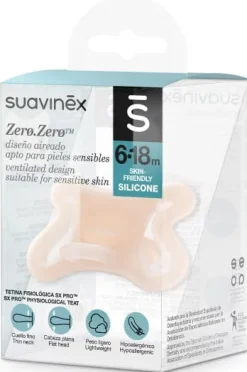Suavinex smoczek silikonowy fizjologiczny zero zero 6-18m