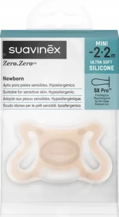 Suavinex smoczek silikonowy fizjologiczny zero zero -2-2m