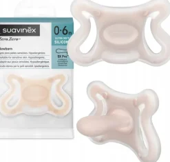 Suavinex smoczek silikonowy fizjologiczny zero zero 0-6m