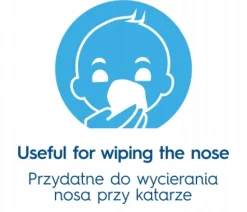 Suche chusteczki bambusowe dla niemowląt i dzieci 250szt Babymam