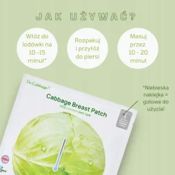 Tntnmom's maska na piersi z ekstraktem z kapusty 8szt