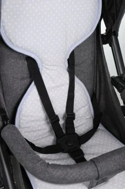 Wkładka do wózka spacerówki fotelika dwustronna MODERN premium Babymam