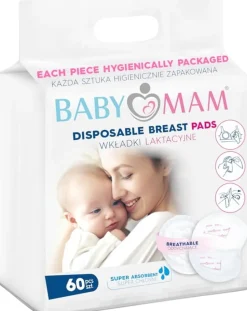 Wkładki laktacyjne superchłonne żelujące 60szt Babymam