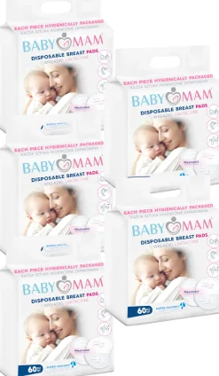 Wkładki laktacyjne superchłonne żelujące 5x60 300szt Babymam