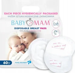 Wkładki laktacyjne superchłonne żelujące 5x60 300szt Babymam