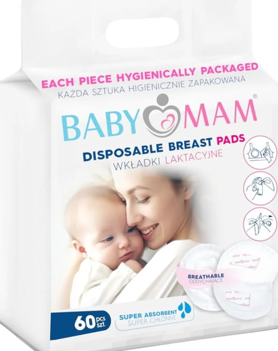 Wkładki laktacyjne superchłonne żelujące 5x60 300szt Babymam