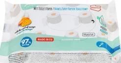 6x Akuku nawilżany papier toaletowy chusteczki 300szt