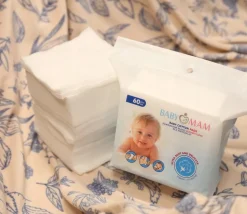 8x płatki kosmetyczne bawełniane dla niemowląt dzieci 60szt Babymam 480szt
