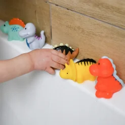 Zabawki kąpielowe do kąpieli ekipa dinozaurów Akuku zestaw 5szt
