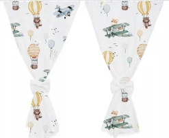Zasłony zasłonki ozdobne+kokarda 155cm 2sz Babymam