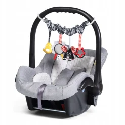 Zawieszka edukacyjna do wózka fotelika sensoryczna cheese & skip Babyono
