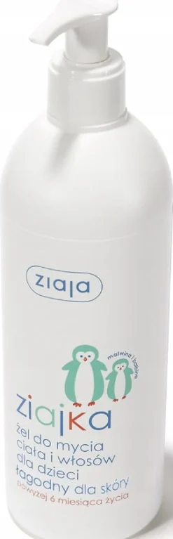 ZIAJKA ŻEL DO CIAŁA I WŁOSÓW DLA DZIECI 400ml