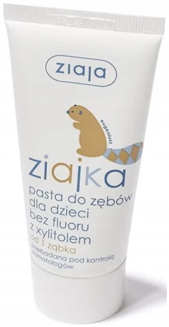 ZIAJKA PASTA DO ZĘBÓW DLA DZIECI Z XYLITOLEM 50ml