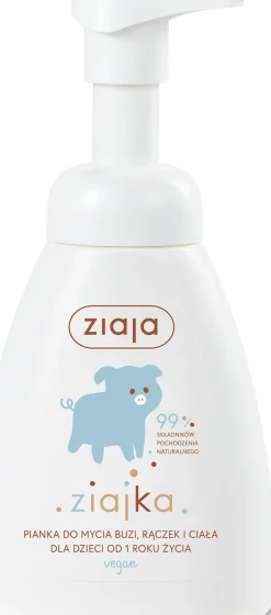 Ziajka pianka do mycia rączek buzi ciała 250ml